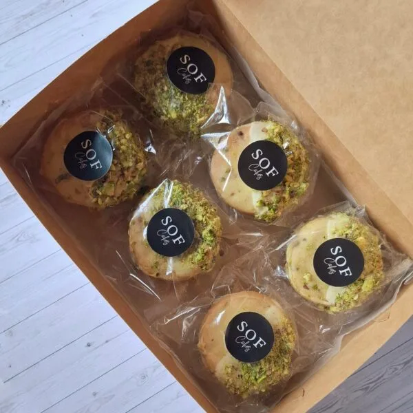 Alfajores de Pistacho - 6 unidades - Imagen 5