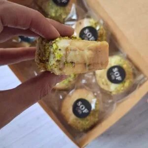 Alfajores de Pistacho - 6 unidades