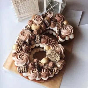 Letter/Number Cake Sableé
