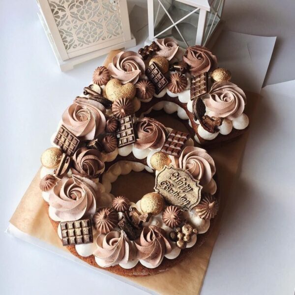 Letter/Number Cake Sableé