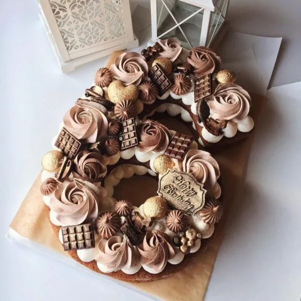 Letter/Number Cake Sableé